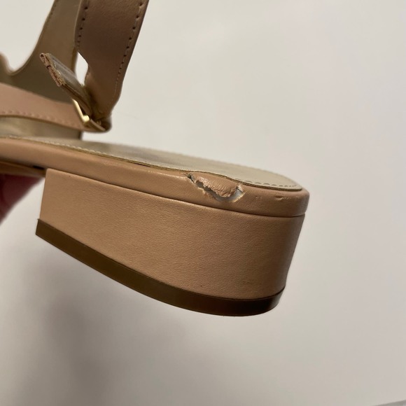 Cole Haan Tan Slingback Heels - Picture 10 of 12